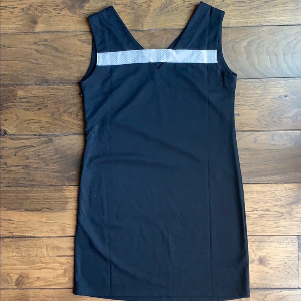Fair Child Black Ponte Knit Dress NWT (Size M)